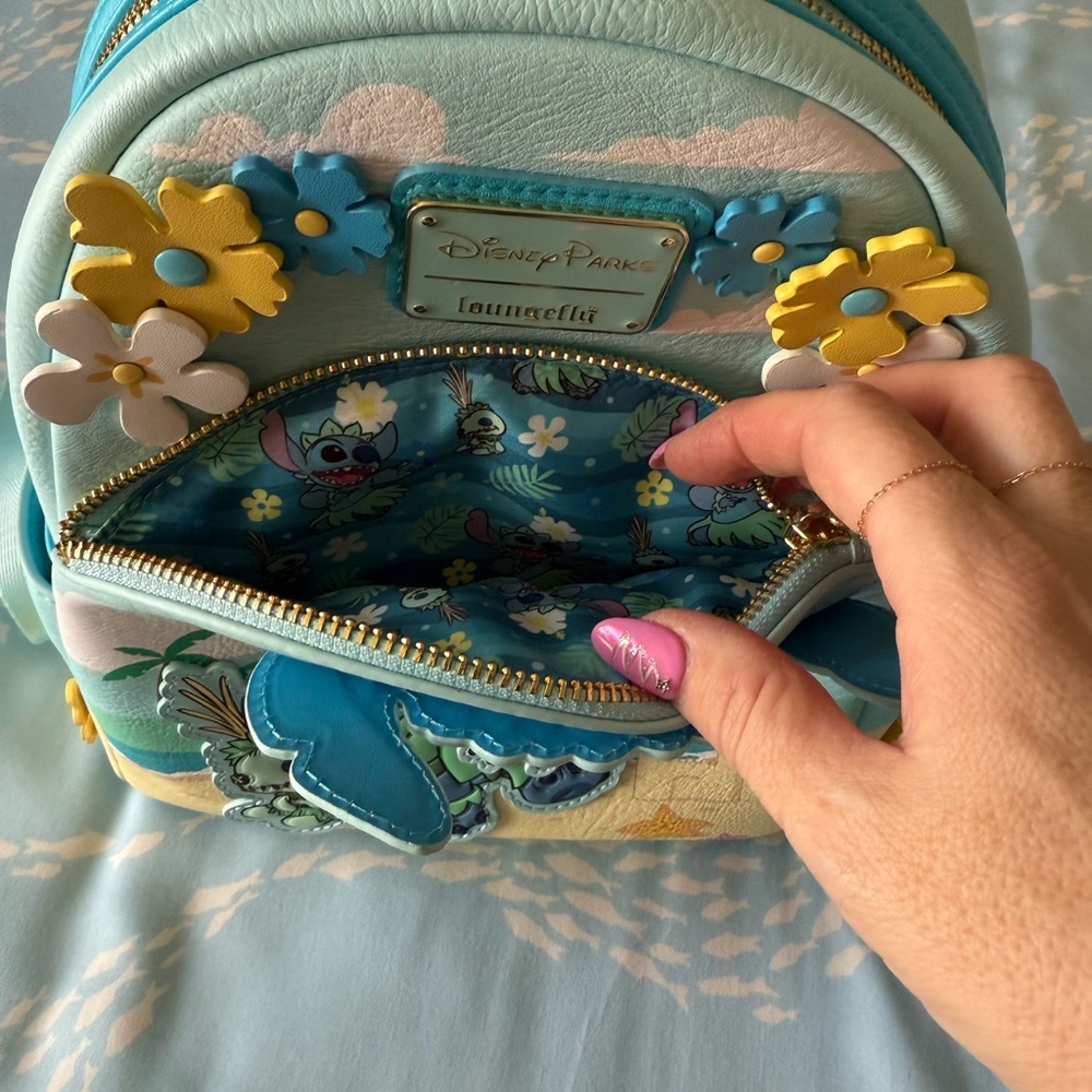 Disney Stitch loungefly Backpack - Picture 2 of 7